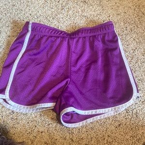 Purple justice shorts